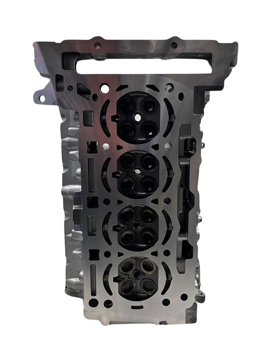 Bottom view of cylinder head for a Mini Cooper 1.6L Turbo DOHC Casting #V758067980 Cylinder Head