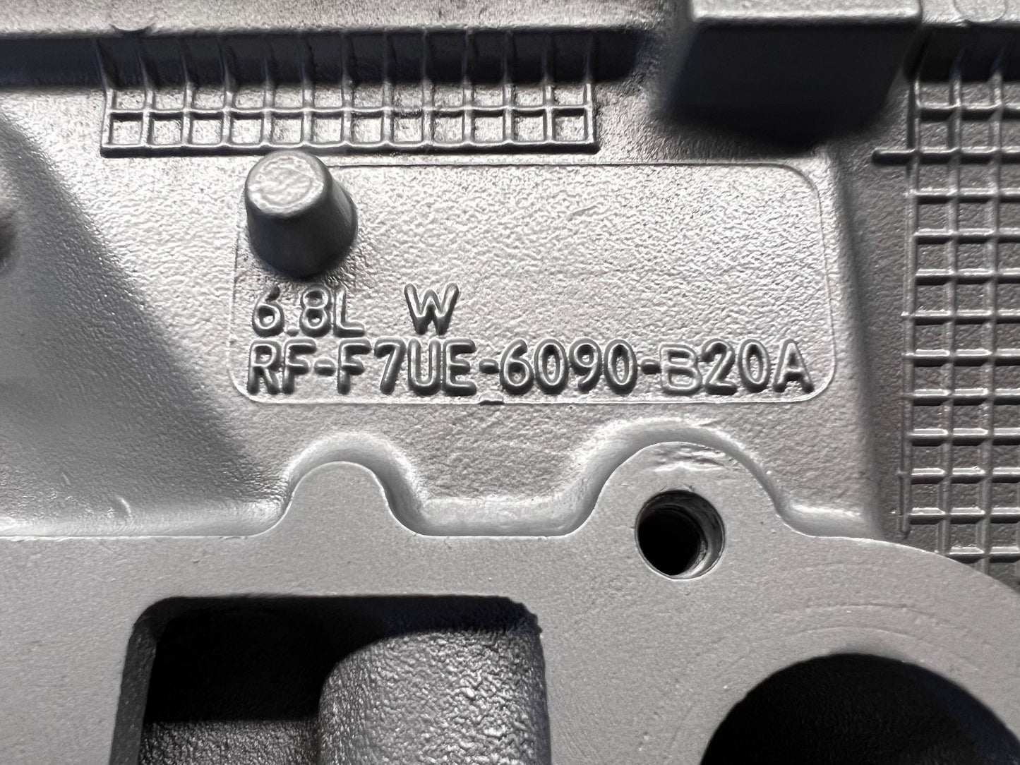 Casting number for cylinder heads for a Ford 6.8L Casting #RF-F7UE (SOLD IN PAIR)