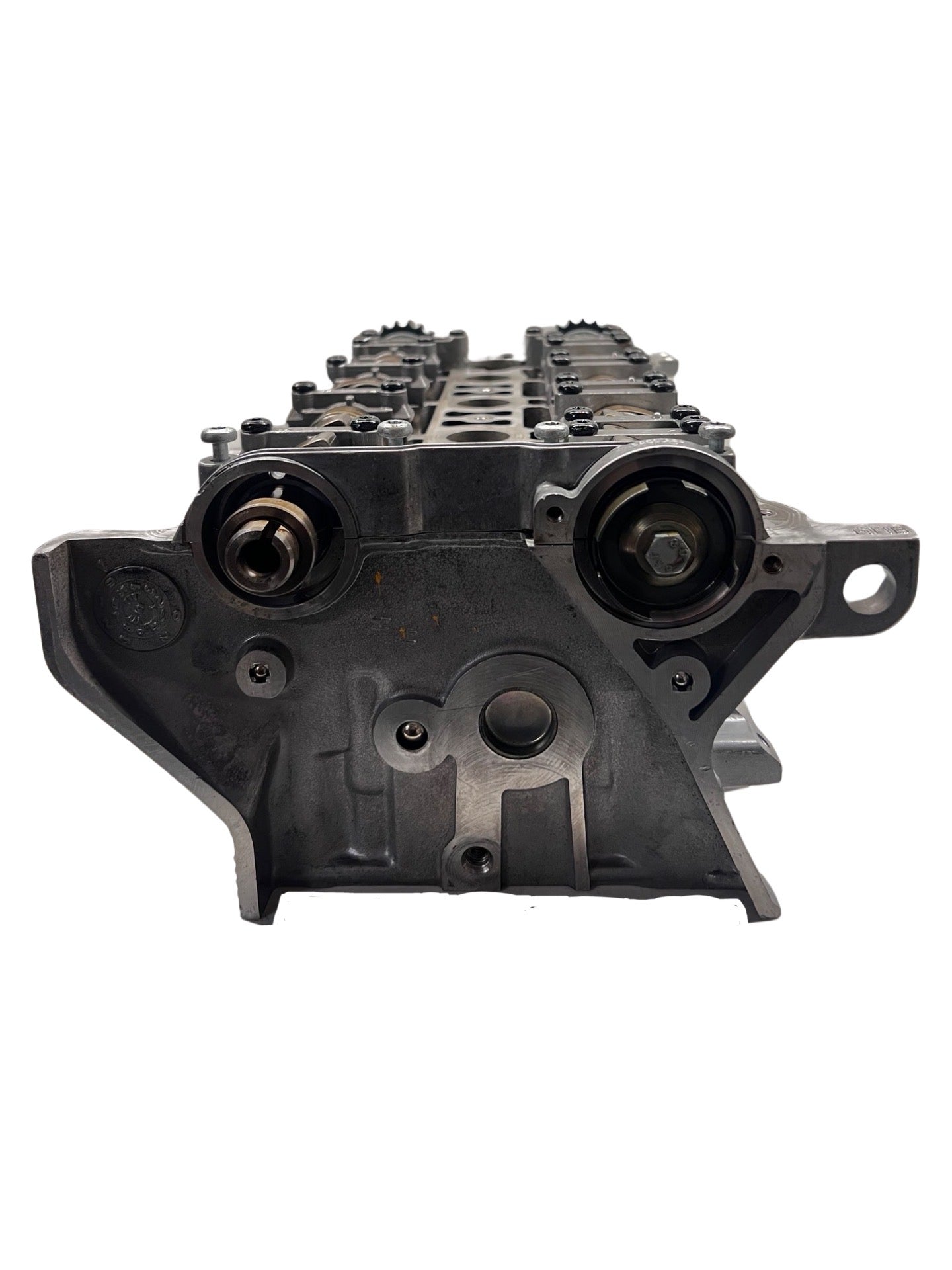 Front view of cylinder head for a Audi / Volkswagen 1.8L Turbo DOHC Casting #058103373D 20 Valve