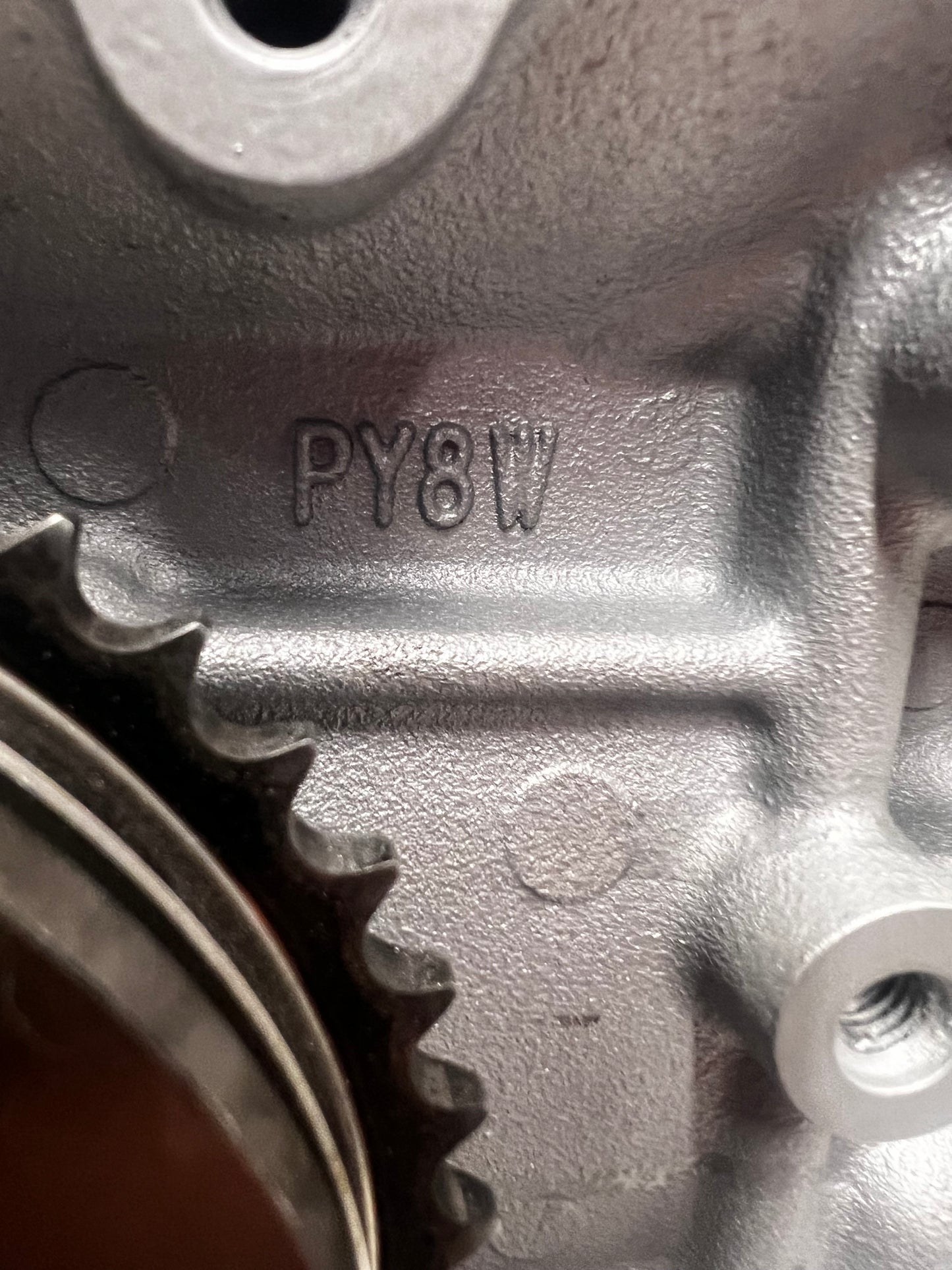 casting view of Mazda 2.5L Turbo Casting #PY8W