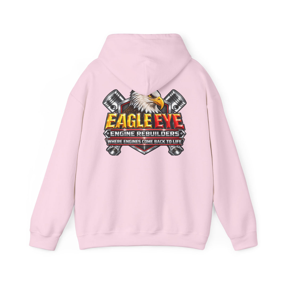 Eagle Eye Engine Rebuilders Hoodie — 'Where Engines Come Back to Life' Mechanics Sweatshirt