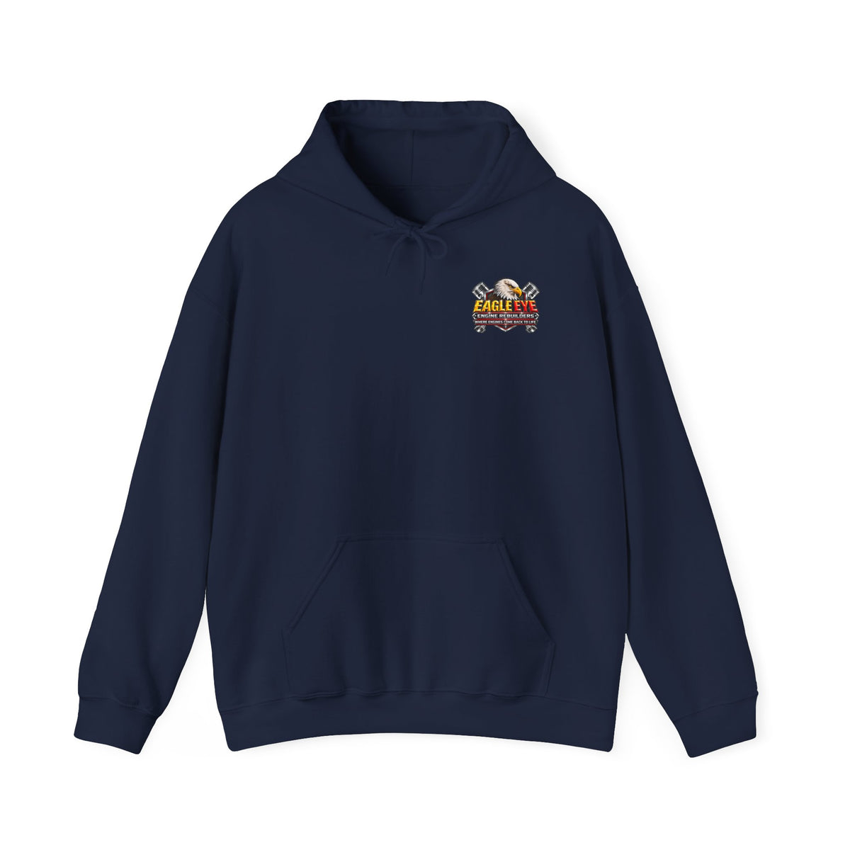 Eagle Eye Engine Rebuilders Hoodie — 'Where Engines Come Back to Life' Mechanics Sweatshirt