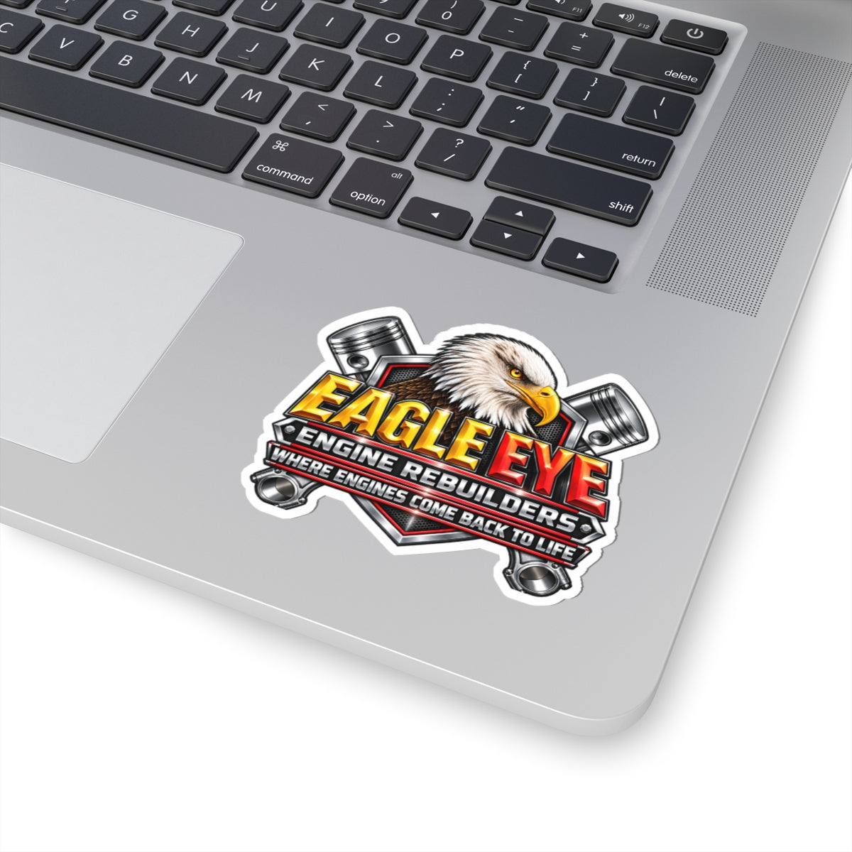 Eagle Eye Engine Rebuilders Kiss-Cut Sticker — 'Where Engines Come Back to Life'