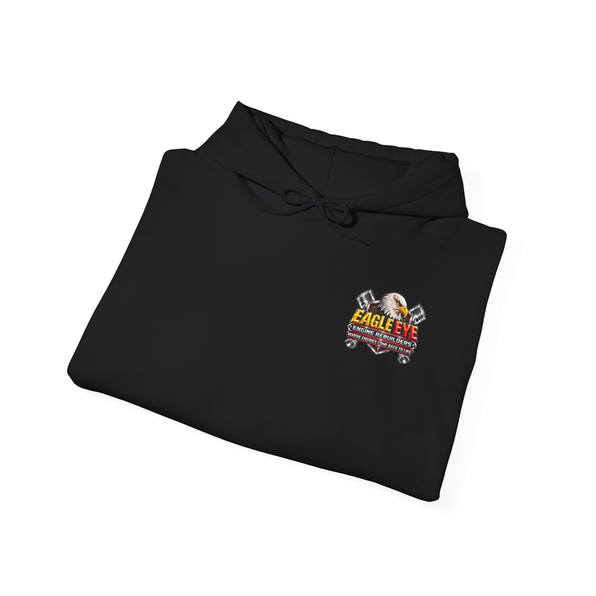 Eagle Eye Engine Rebuilders Hoodie — 'Where Engines Come Back to Life' Mechanics Sweatshirt