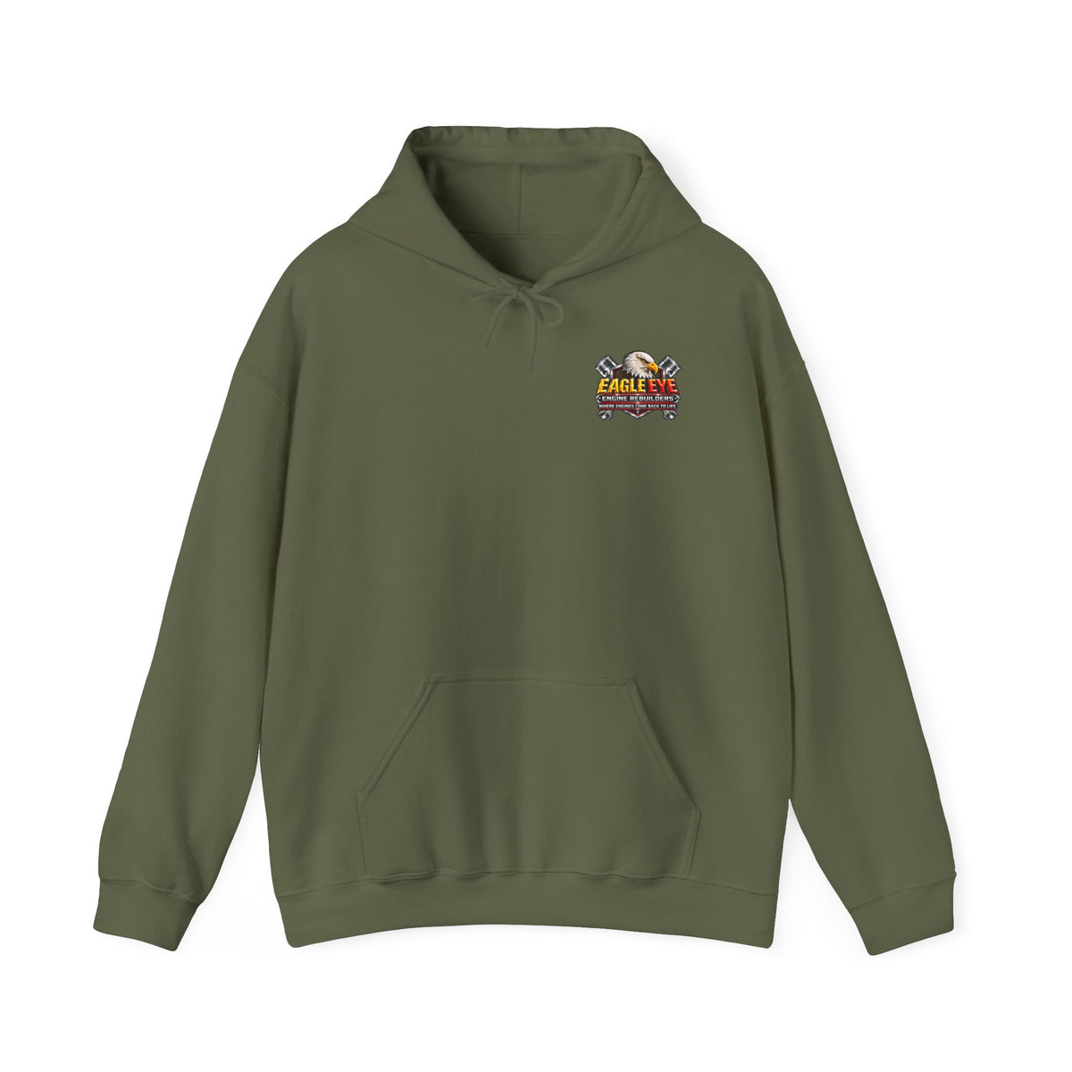 Eagle Eye Engine Rebuilders Hoodie — 'Where Engines Come Back to Life' Mechanics Sweatshirt