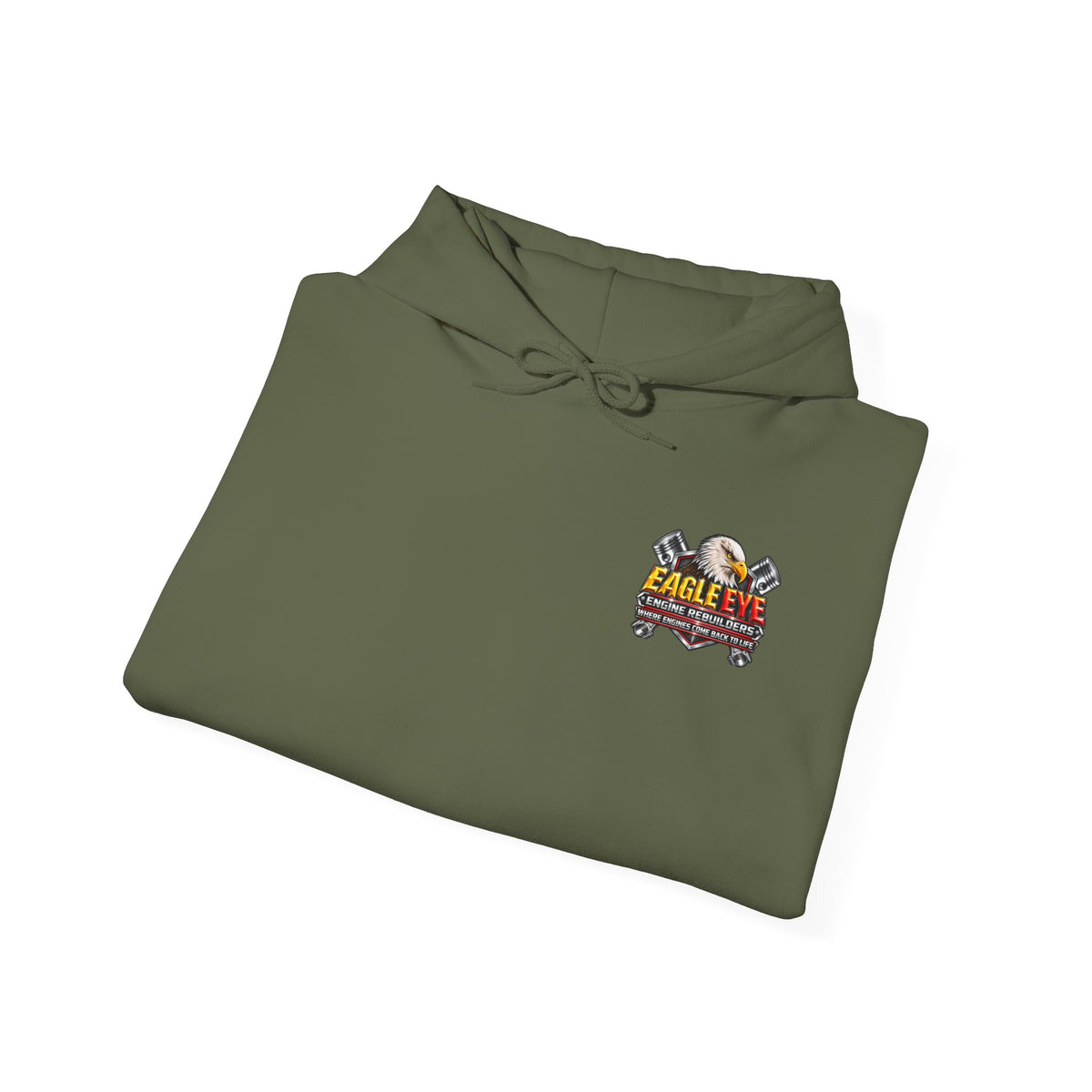 Eagle Eye Engine Rebuilders Hoodie — 'Where Engines Come Back to Life' Mechanics Sweatshirt