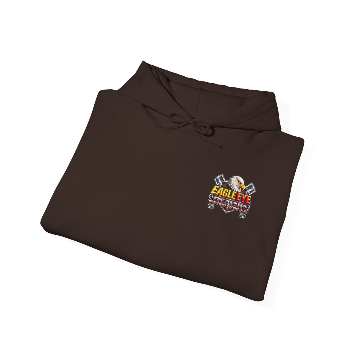 Eagle Eye Engine Rebuilders Hoodie — 'Where Engines Come Back to Life' Mechanics Sweatshirt