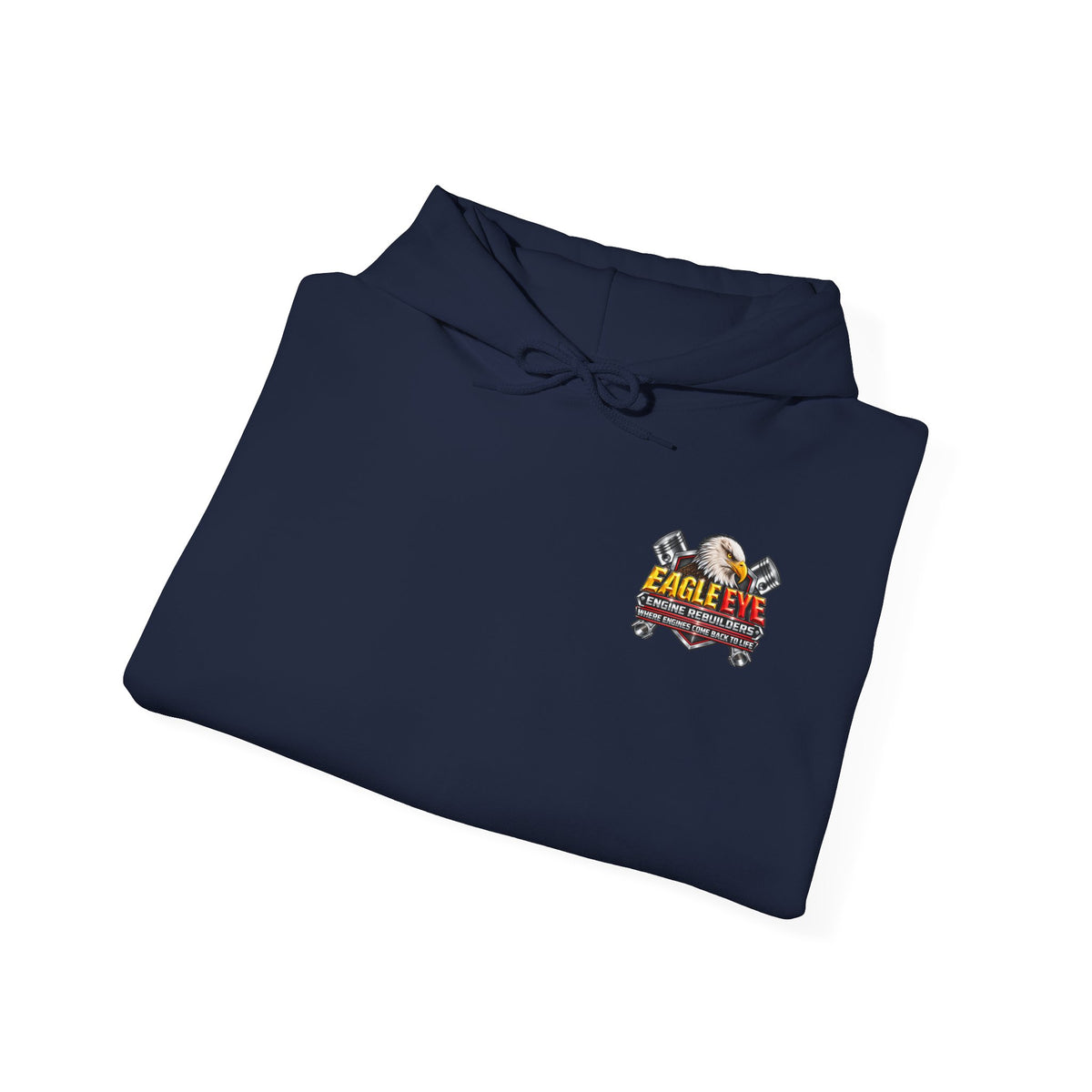 Eagle Eye Engine Rebuilders Hoodie — 'Where Engines Come Back to Life' Mechanics Sweatshirt