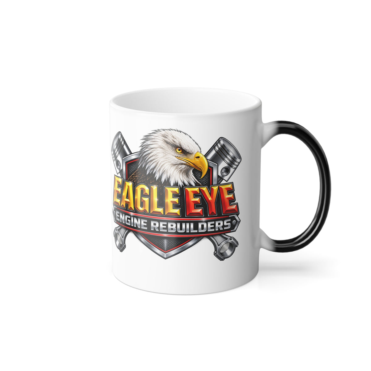 Eagle Engine Builders Color-Changing Coffee Mug — 11oz Morphing Heat Reveal