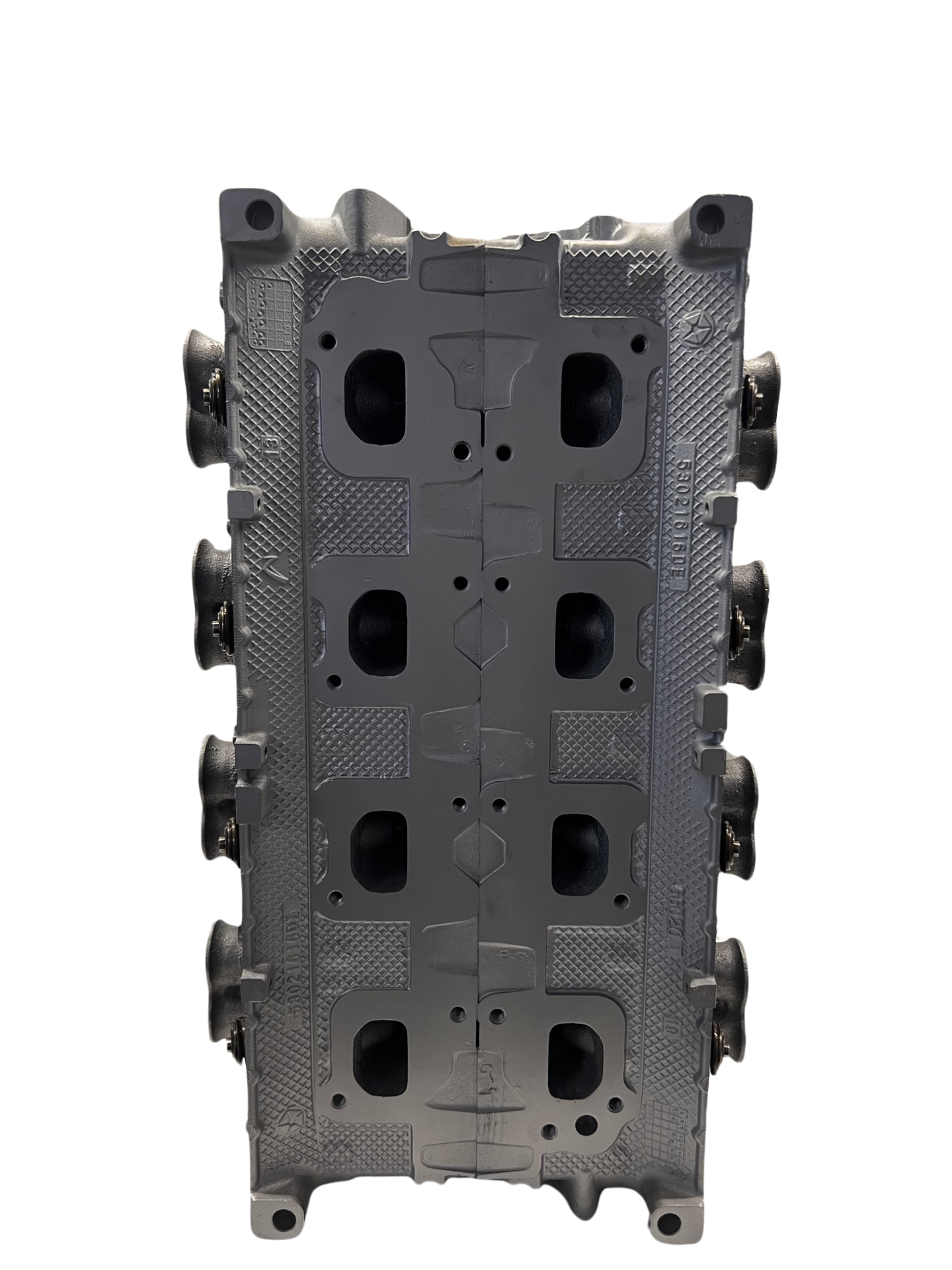 Intake side view of cylinder heads Chrysler/ DODGE Hemi 5.7L Casting #1616DE (SOLD IN PAIR)