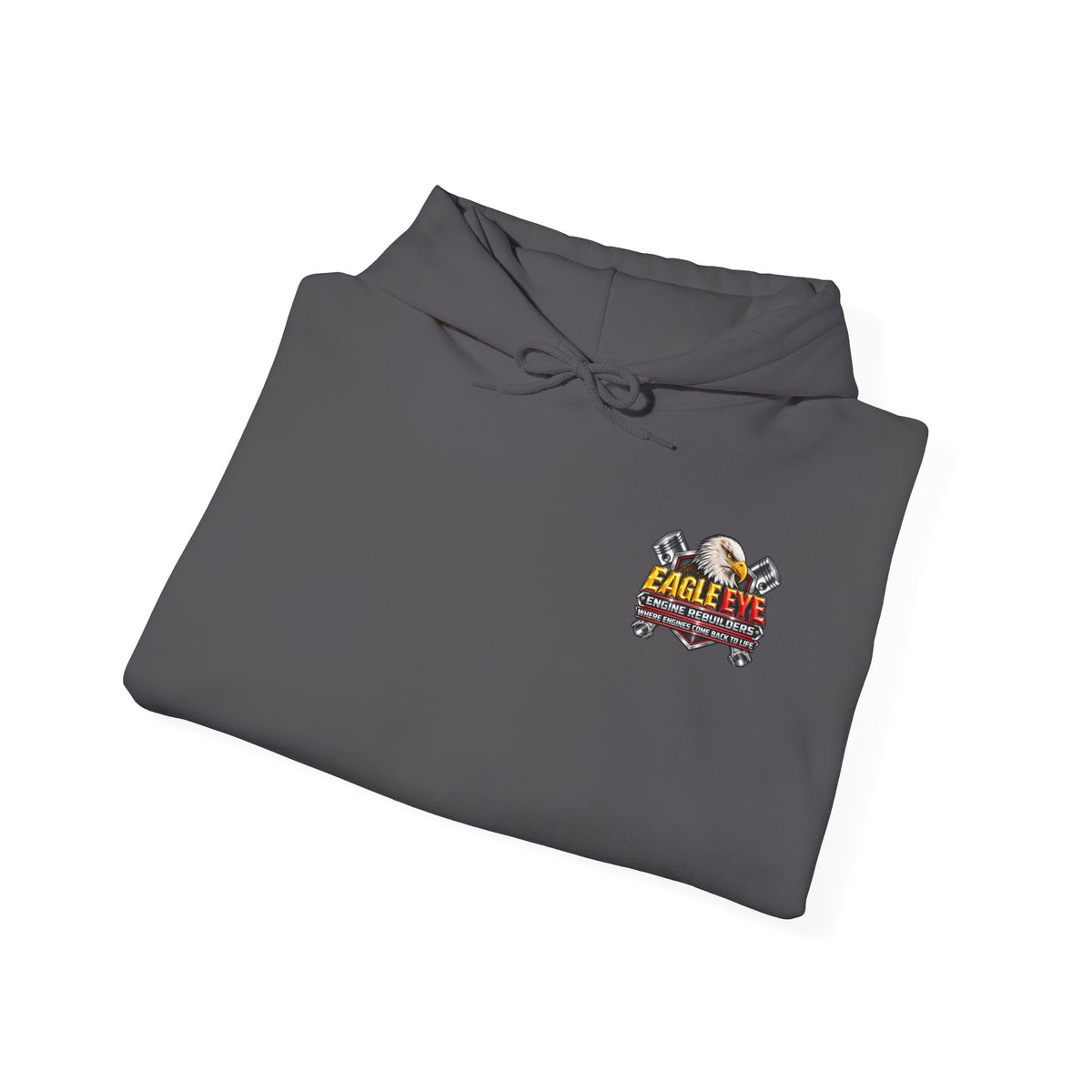 Eagle Eye Engine Rebuilders Hoodie — 'Where Engines Come Back to Life' Mechanics Sweatshirt