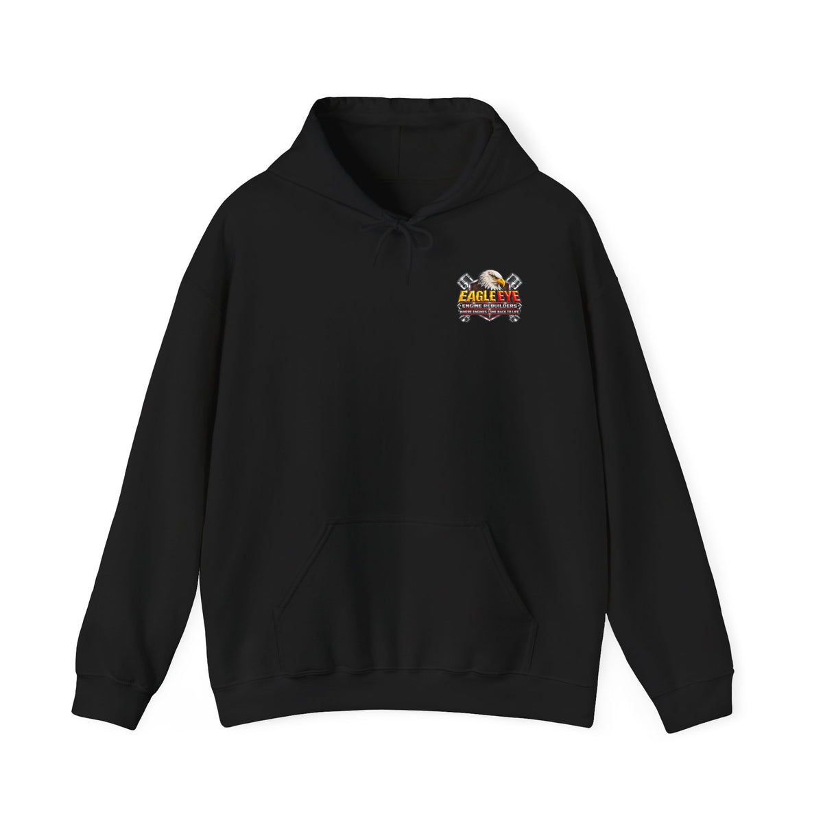 Eagle Eye Engine Rebuilders Hoodie — 'Where Engines Come Back to Life' Mechanics Sweatshirt