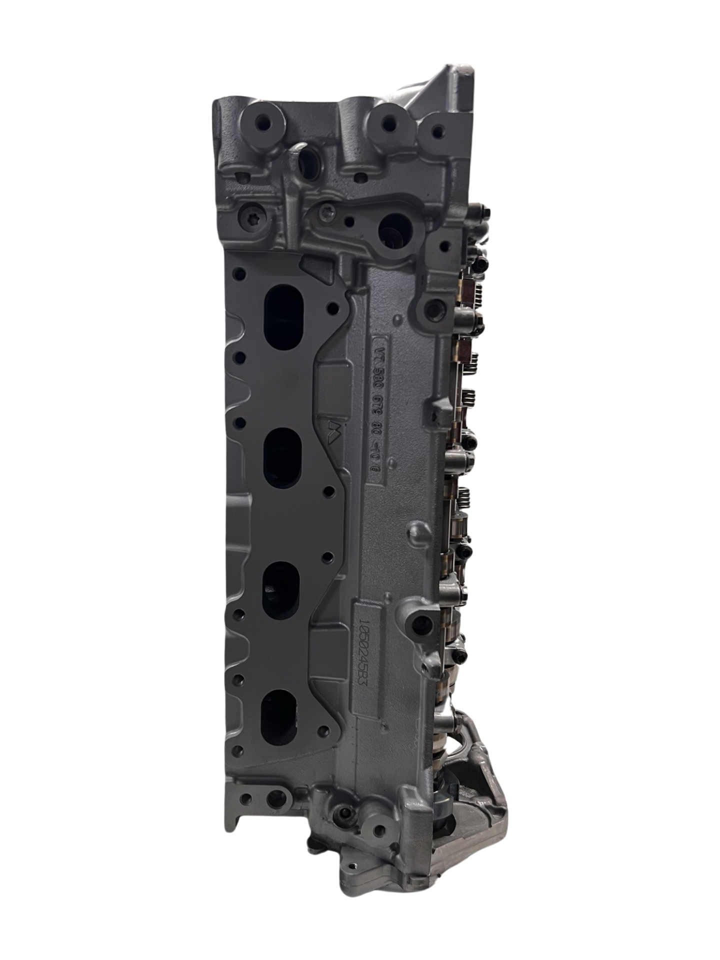 Intake side of cylinder head fo a Mini Cooper 1.6L Turbo DOHC Casting #V758067980 Cylinder Head