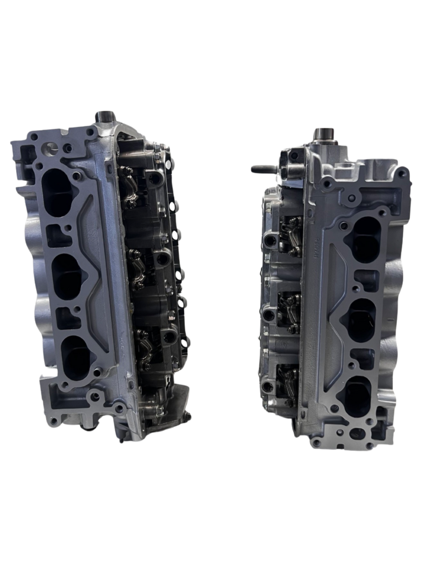 Intake view of cylinder heads for Acura MDX J37 3.7L V6 Casting #R70 Cylinder Heads (SOLD IN PAIR)