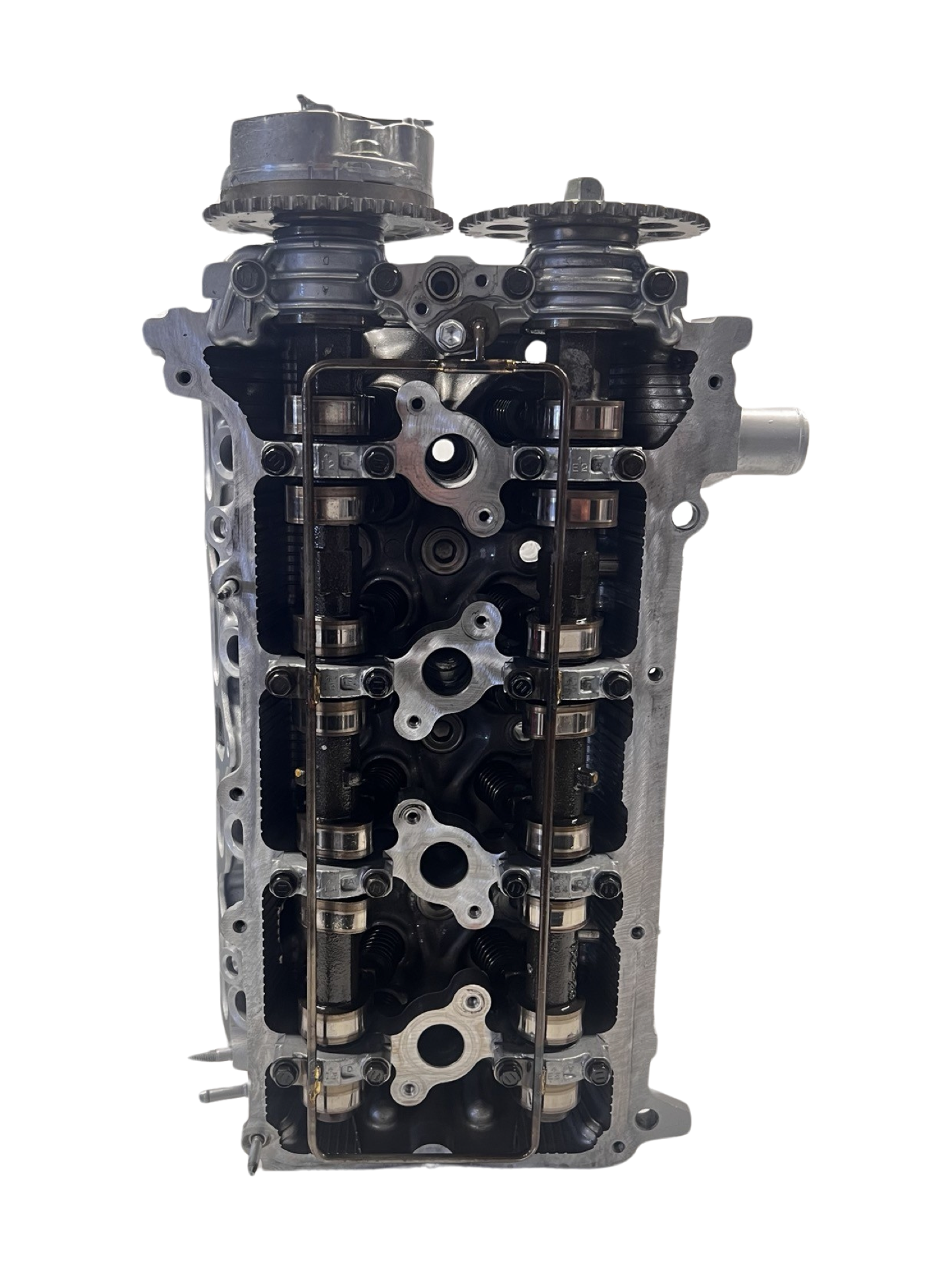Top view of Toyota 2.7L 2TR cylinder head