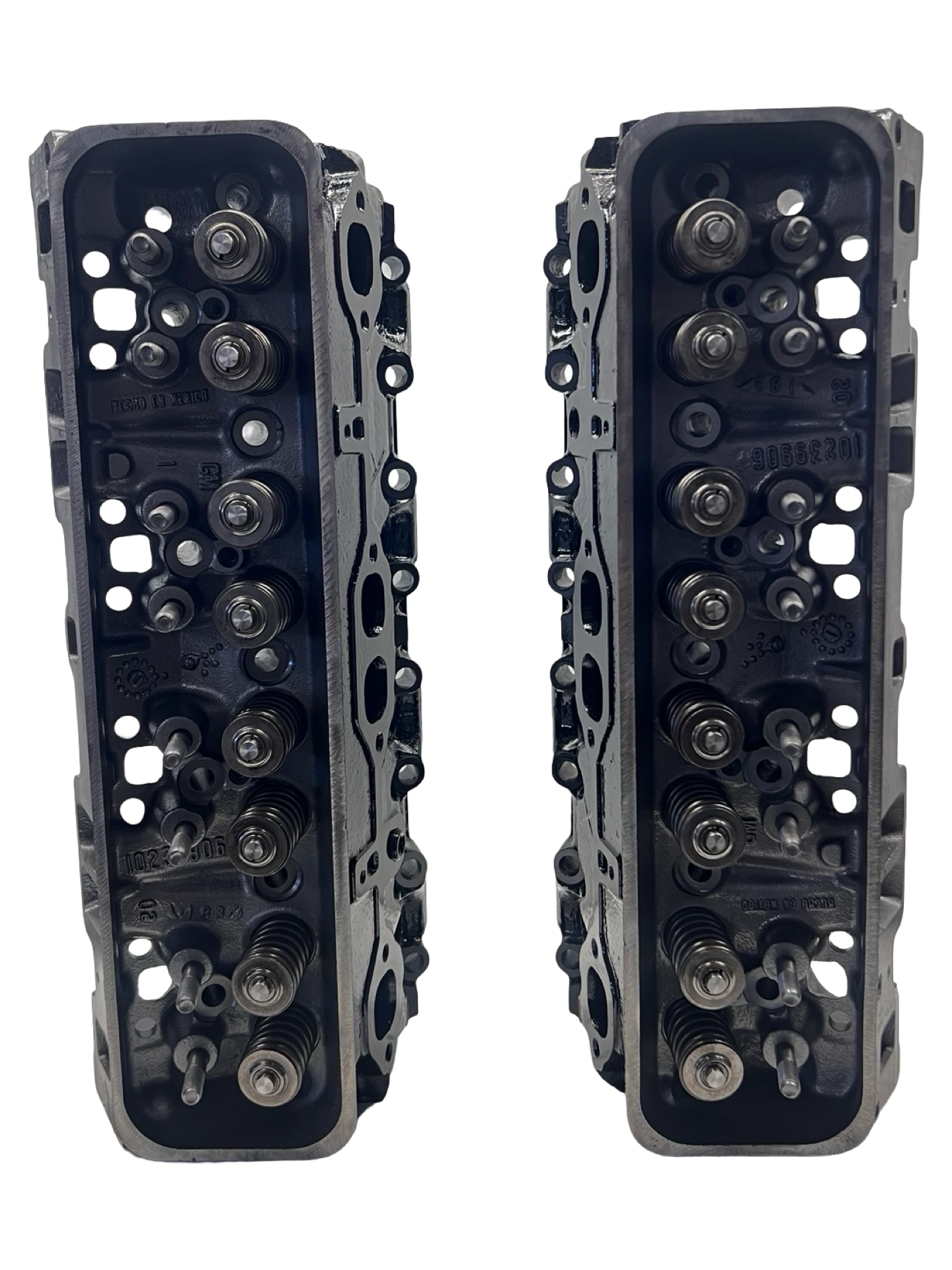 Vertical top view of GM 350 casting #906 Vortec