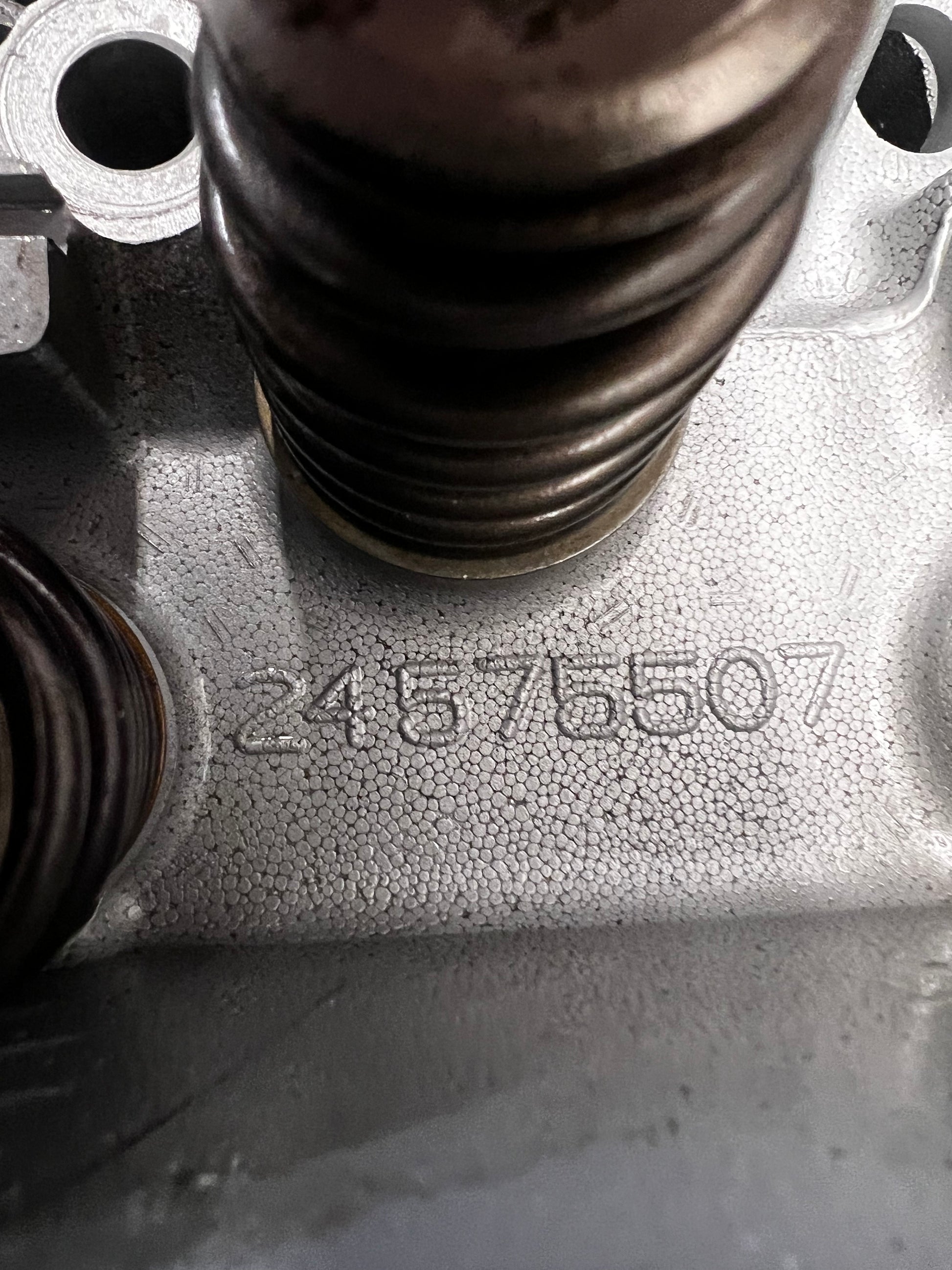 casting view of GM 2.2L Casting #507